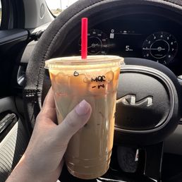 Caramel vanilla latte