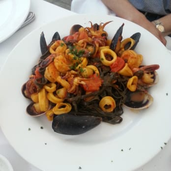 Baci & Abbracci - Squid ink seafood pasta - Pizza Near Me - Brooklyn, New York Baci & Abbracci - Squid ink seafood pasta - Pizza Near Me - Brooklyn, New York