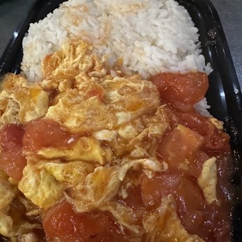 Chef Chuan - Scrambled eggs with tomato over rice - Chinese Near Me - Irvine, California Chef Chuan - Scrambled eggs with tomato over rice - Chinese Near Me - Irvine, California