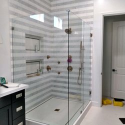 Creative Glass - Custom shower glass door enclosure in phoenix, arizona