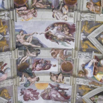 Cappella Sistina - Michelangelo's "The Creation of Adam", Sistine Chapel - Churches Near Me - Rome, RM