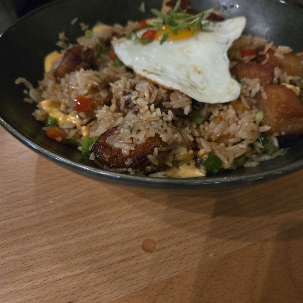 Bocas Grill Brickell - Pork belly fried rice - Bars Near Me - Miami, Florida Bocas Grill Brickell - Pork belly fried rice - Bars Near Me - Miami, Florida
