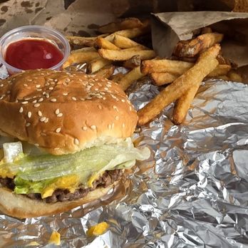 Five Guys - Little Cheeseburger and little fry - Burgers Near Me - Huber Heights, Ohio Five Guys - Little Cheeseburger and little fry - Burgers Near Me - Huber Heights, Ohio