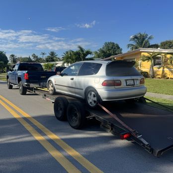 Qp Towing - 94 Honda Civic SI " imported from Japan"
Miami to Orlando
Private residence to new buyer - Towing Near Me Qp Towing - 94 Honda Civic SI " imported from Japan"
Miami to Orlando
Private residence to new buyer - Towing Near Me
