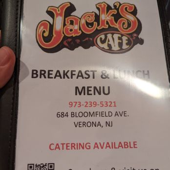 Jack's Cafe - Menu - Cafes Near Me - Verona, New Jersey