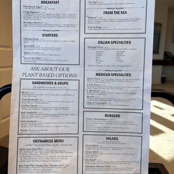 Players Casino - Menu as of 7/23 page 1 - Casinos Near Me - Ventura, CA, California