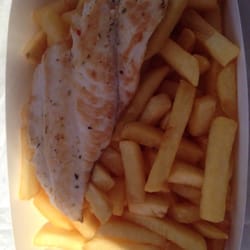 Belvga Fish and Chippery - Grilled fish and small chips