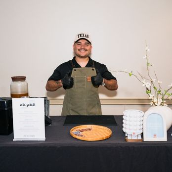 Mi Ca Phe - Owner Joe hard at work! - Coffee & Tea Near Me - Houston, Texas