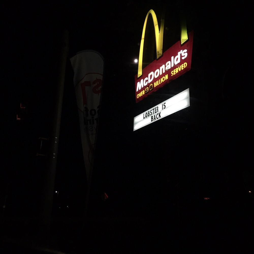 McDonald's - Lobster at McDonalds. - Burgers Near Me - Biddeford, Maine McDonald's - Lobster at McDonalds. - Burgers Near Me - Biddeford, Maine