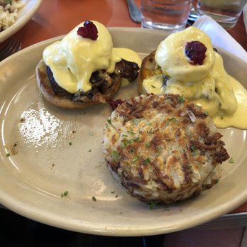 Snooze, an A.M. Eatery - Pork belly Benedict - Breakfast & Brunch Near Me - Westminster, Colorado