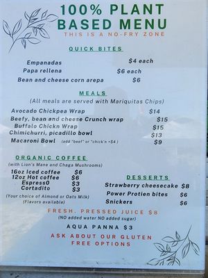 Menu photo 1 Planty Fuel Cafe Miami, FL