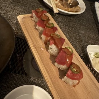 Tanuki - Maguro Jalapeno Roll - Sushi Bars Near Me - San Diego, California Tanuki - Maguro Jalapeno Roll - Sushi Bars Near Me - San Diego, California
