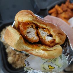 WNB Factory - Bethlehem - Xdry "chicken sandwich on a Sunday". If you're going to leech off God's chicken you better have a good product. This ain't it.