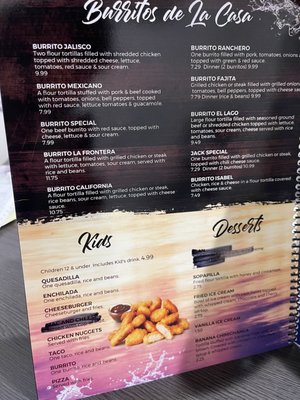 Menu photo 5 El Lago Mexican Grill Gore, OK