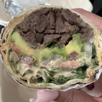 Grillers Mediterranean Kitchen - Steak Avocado Chipotle Wrap - Mediterranean Near Me - Glendale, California