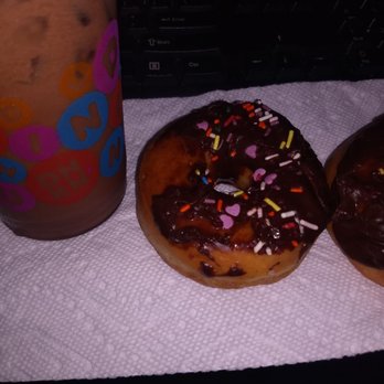 Dunkin' - Iced Coffee & Chocolate Frosted  Donuts. - Donuts Near Me - Tampa, Florida