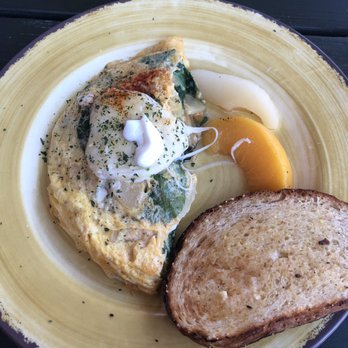 Whistle Stop Restaurant - Pear blue cheese omelette - American Near Me - East Glacier Park, Montana Whistle Stop Restaurant - Pear blue cheese omelette - American Near Me - East Glacier Park, Montana
