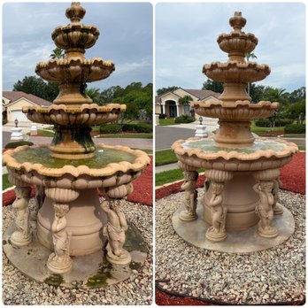 Wild West Washing - Water fountain restoration cleaning in Cheval! - Pressure Washers Near Me - Tampa, Florida Wild West Washing - Water fountain restoration cleaning in Cheval! - Pressure Washers Near Me - Tampa, Florida