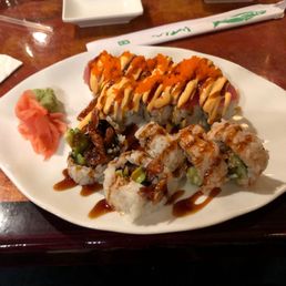 Kamikaze Roll and Fire Dragon Roll