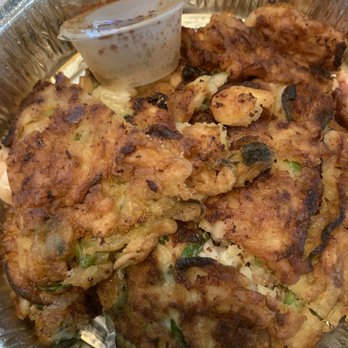 Jjang Ga Nae - Haemool Pajeon (seafood pancake) - Korean Near Me - Cherry Hill, New Jersey Jjang Ga Nae - Haemool Pajeon (seafood pancake) - Korean Near Me - Cherry Hill, New Jersey
