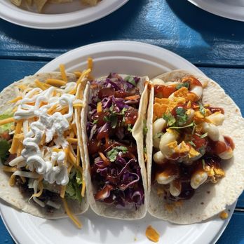 Ocean Street Tacos - Ground Beef Taco Brisket Taco Mac & Cheese Taco ( in order) - Tacos Near Me - Jacksonville, Florida