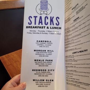 Stacks - menu 1/6 - Breakfast & Brunch Near Me - Redwood City, California