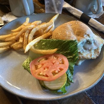 Log Cabin Restaurant - Bacon Pepper Jack Chicken Sandwich - American Near Me - Howards Grove, Wisconsin Log Cabin Restaurant - Bacon Pepper Jack Chicken Sandwich - American Near Me - Howards Grove, Wisconsin