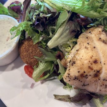 The Hideaway Redmond - Chicken Cobb salad with deep fried bleu cheese bombs - Pizza Near Me - Redmond, Oregon The Hideaway Redmond - Chicken Cobb salad with deep fried bleu cheese bombs - Pizza Near Me - Redmond, Oregon