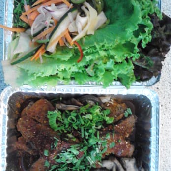 The Next Step - Colorado BBQ - Korean lettuce wraps with fresh pickled veg and herbs - Street Vendors Near Me The Next Step - Colorado BBQ - Korean lettuce wraps with fresh pickled veg and herbs - Street Vendors Near Me