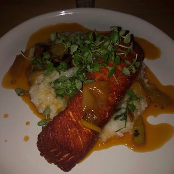 District Kitchen & Bar - Salmon. Excellent. - New American Near Me - Pittsfield, Massachusetts