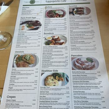 Eggsquisite Cafe - Menu - Breakfast & Brunch Near Me - Mansfield, Texas