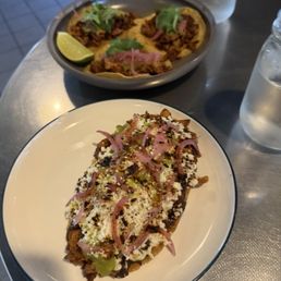 Tacos Al pastor huarache de pastor