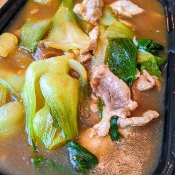 Bangkok 54 - N4. Lad Na with beef. $12. Stir-fried flat noodles, broccoli, bok choy, Thai gravy sauce. - Thai Near Me - Chapel Hill, North Carolina Bangkok 54 - N4. Lad Na with beef. $12. Stir-fried flat noodles, broccoli, bok choy, Thai gravy sauce. - Thai Near Me - Chapel Hill, North Carolina