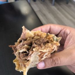 lengua borrito was good! kids approved. and hubby approved. lengua borrito was good! kids approved. and hubby approved.