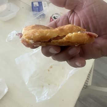Hoskins Restaurant - My pathetic ham biscuit, - Seafood Near Me - North Myrtle Beach, South Carolina