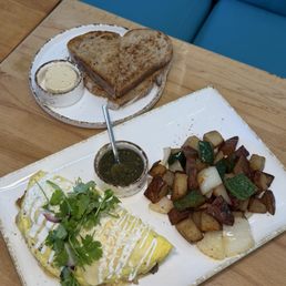 steak omelette