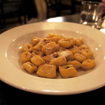 F'Amelia - Pumpkin gnocchi with brown butter and sage, topped with amaretti crumble - Pizza Near Me - Toronto, Ontario
