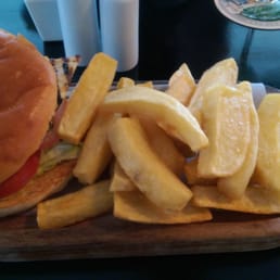 Spicy chicken burger. Nicely spicy and very tasty Spicy chicken burger. Nicely spicy and very tasty