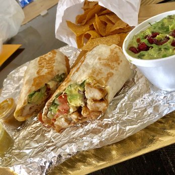 The Trendy Taco - Shrimp Burrito w/ chips & guacamole - Tacos Near Me - Wilmette, Illinois The Trendy Taco - Shrimp Burrito w/ chips & guacamole - Tacos Near Me - Wilmette, Illinois