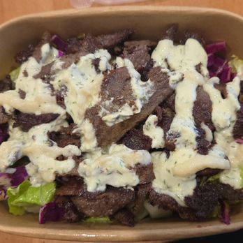 Zaria - Lamb doner bowl, comes with a side of naan too - Mediterranean Near Me - St. Augustine, Florida Zaria - Lamb doner bowl, comes with a side of naan too - Mediterranean Near Me - St. Augustine, Florida
