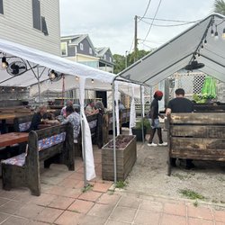 Outside tables