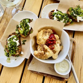 Delarosa Bishop Ranch - Happy hour bites: Fried cauliflower and bruschetta. YAS - Pizza Near Me - San Ramon, California Delarosa Bishop Ranch - Happy hour bites: Fried cauliflower and bruschetta. YAS - Pizza Near Me - San Ramon, California