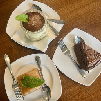 Rodos Greek Taverna - Tiramisu, Chocolate Cake, and baklava - Modern European Near Me - Columbus, Ohio
