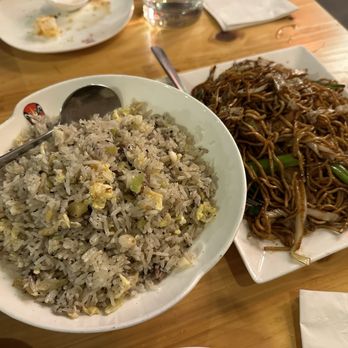 Chiho Bistro - Black Truffle Wagyu Fried Rice and Stir fry Chow Mein Noodles with Chicken - Noodles Near Me - Seattle, Washington Chiho Bistro - Black Truffle Wagyu Fried Rice and Stir fry Chow Mein Noodles with Chicken - Noodles Near Me - Seattle, Washington