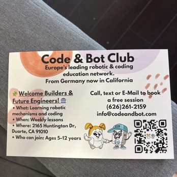 Code and Bot - Vocational & Technical School Near Me - Duarte, California Code and Bot - Vocational & Technical School Near Me - Duarte, California