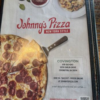 Johnny's New York Style Pizza - Front of menu - Italian Near Me - Covington, Georgia Johnny's New York Style Pizza - Front of menu - Italian Near Me - Covington, Georgia