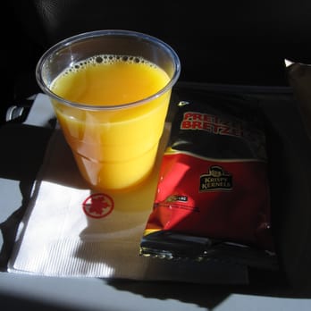 Air Canada - Pretzels & OJ - CRJ 100 - Airlines Near Me - East Elmhurst, New York Air Canada - Pretzels & OJ - CRJ 100 - Airlines Near Me - East Elmhurst, New York
