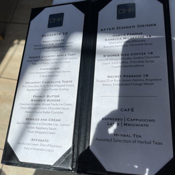 OHK Bar & Restaurant - Dessert menu - American Near Me - Huntington, New York OHK Bar & Restaurant - Dessert menu - American Near Me - Huntington, New York