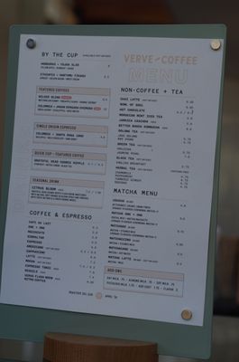 Menu photo 4 Verve Coffee Roasters Los Angeles, CA