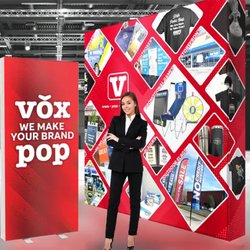 Vox-Pop-Uli - Eye-catching trade show graphics designed to showcase the Vox-Pop-Uli brand, featuring bold visuals, clear messaging, and hig...